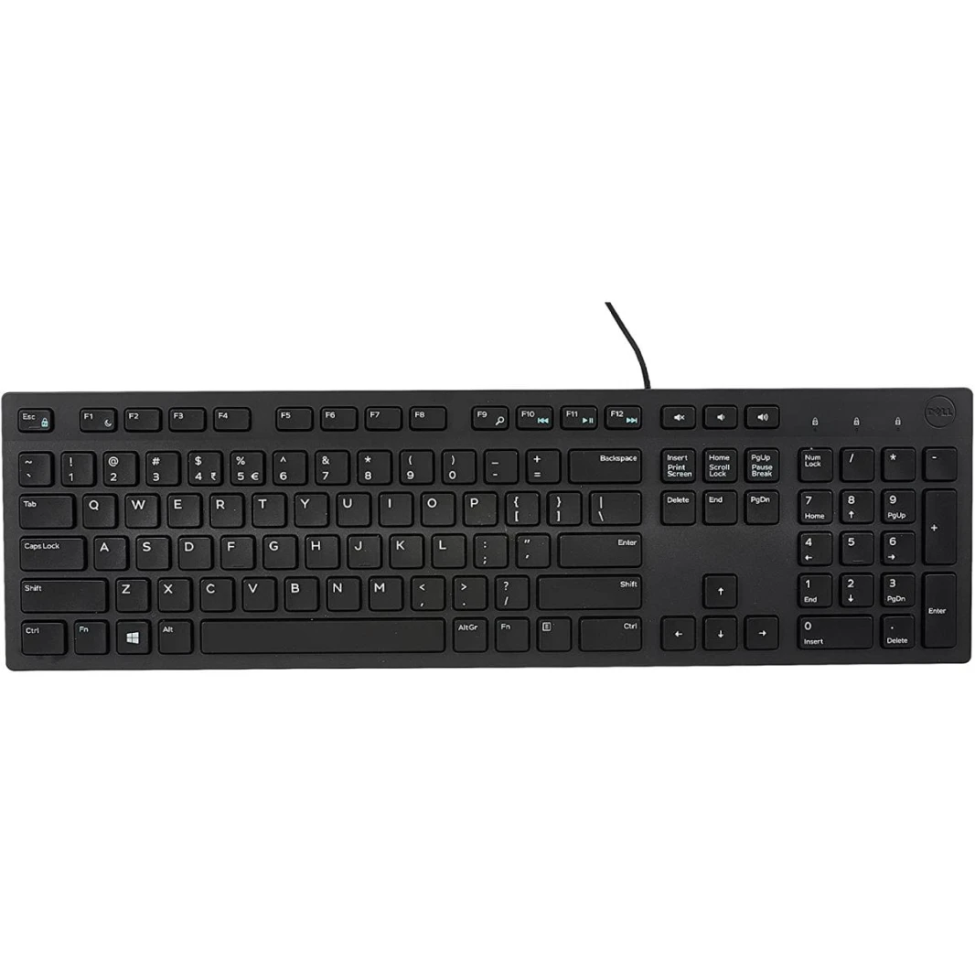 Dell KB216 Multimedia Wired Keyboard - Black (عربي)