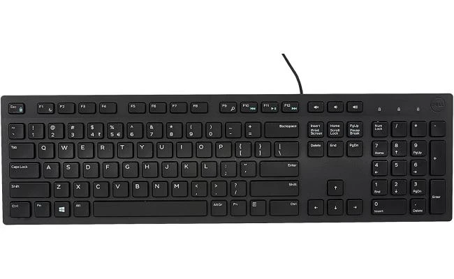 Dell KB216 Multimedia Wired Keyboard - Black (عربي)