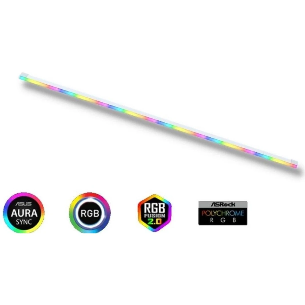 Cooler Master ARGB Addressable Gen 2 Soft Rubber LED STRIP, Double Sides Adhesive w/ 3 Pin Connector (40cm)