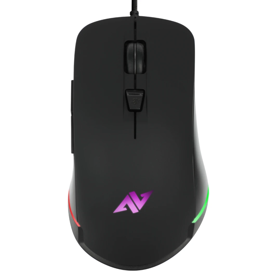 ABKONCORE ASTRA AM8 RGB 4Steps Sensitivity UpTo 3200DPI Gaming Mouse W/ Optical Sensor & Macro-Able 7 Keys 1.8m Cable