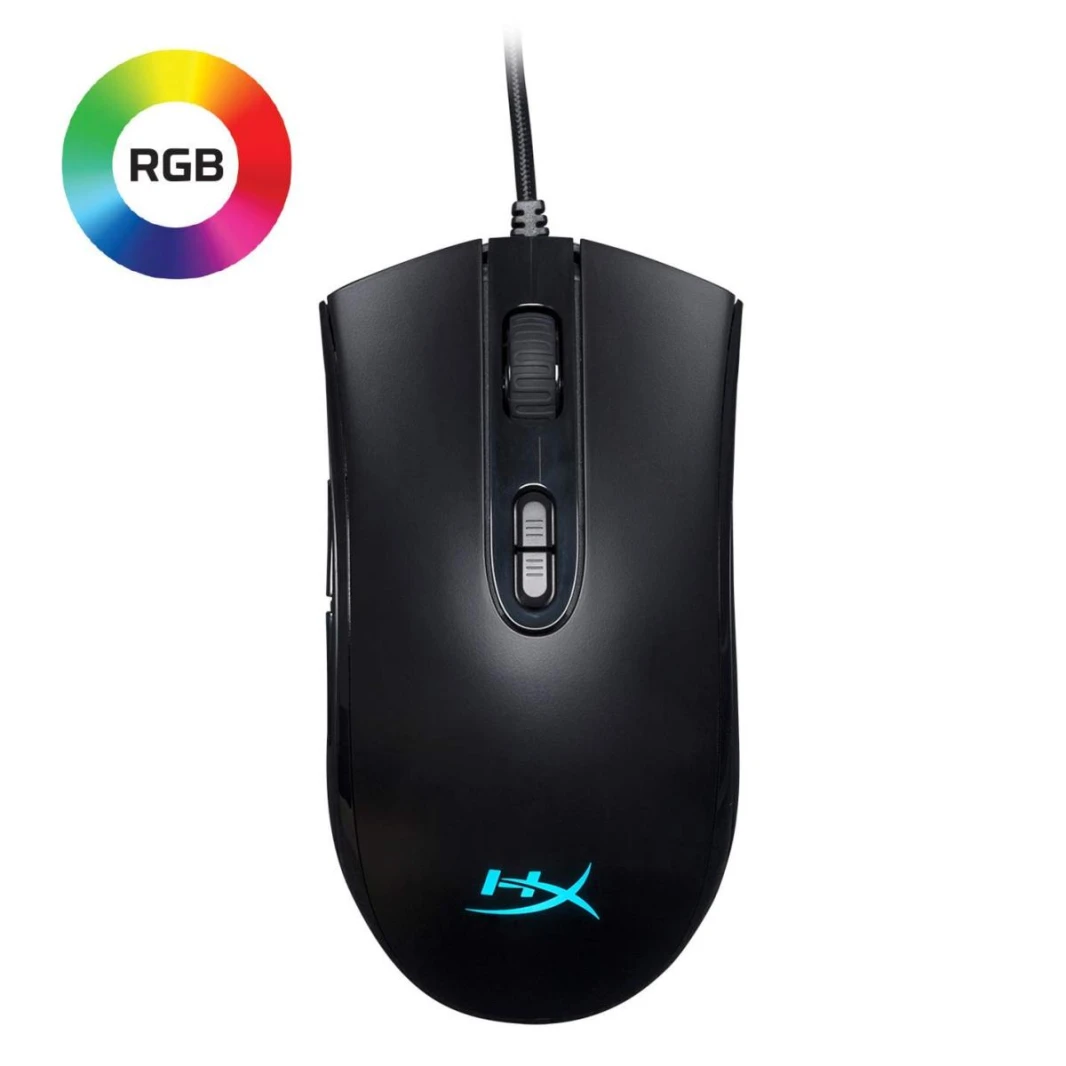 HyperX Pulsefire Core 6200 DPI With 7 Programmable Buttons - RGB Gaming Mouse