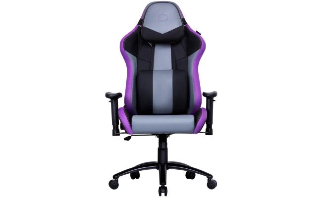 Cooler Master Caliber R3 Gaming Chair (Purple), Steel Frame, Ultra Comfortable Memory Foam & PU, 2D Armrest, Up To 180° Recline & 150KG Max Weight Load
