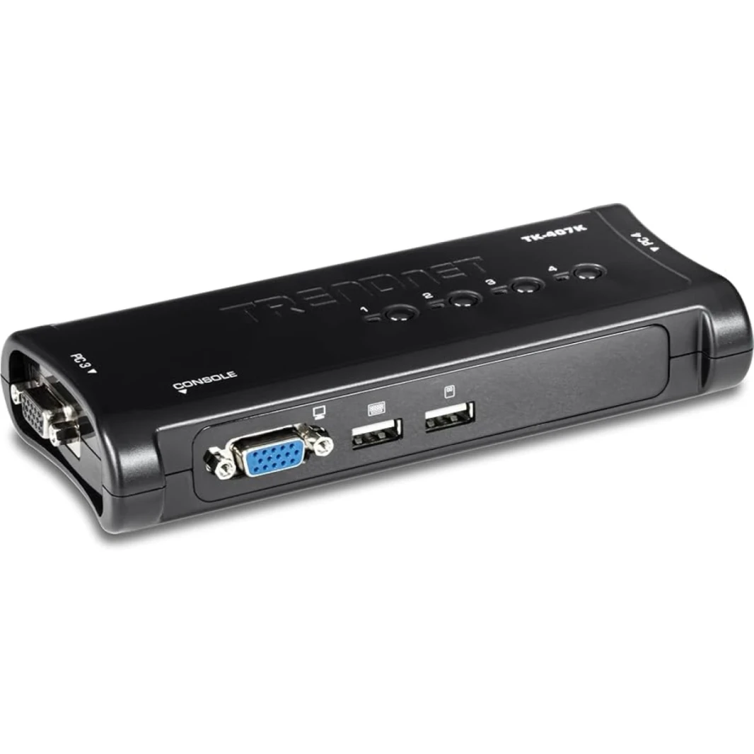 Trendnet 4-port USB KVM Switch Kit (Include 4 x KVM Cables)