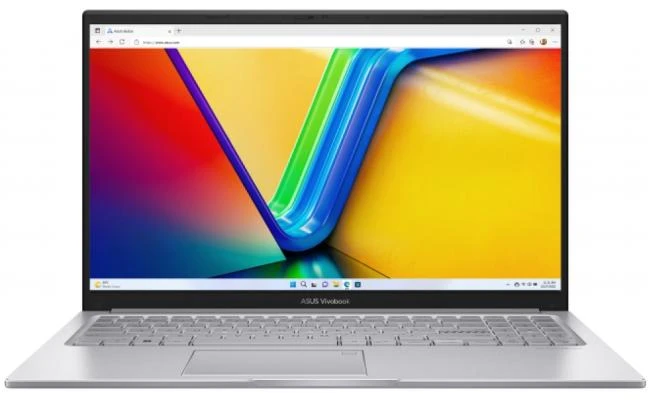Asus VivoBook 15, 15.6" FHD, 12th Gen Intel Core i7-1255U, 8GB DDR4 RAM, 512GB M.2 PCIe NVMe, Intel® Iris® Xe Graphics, Silver Home & Light Use Laptop
