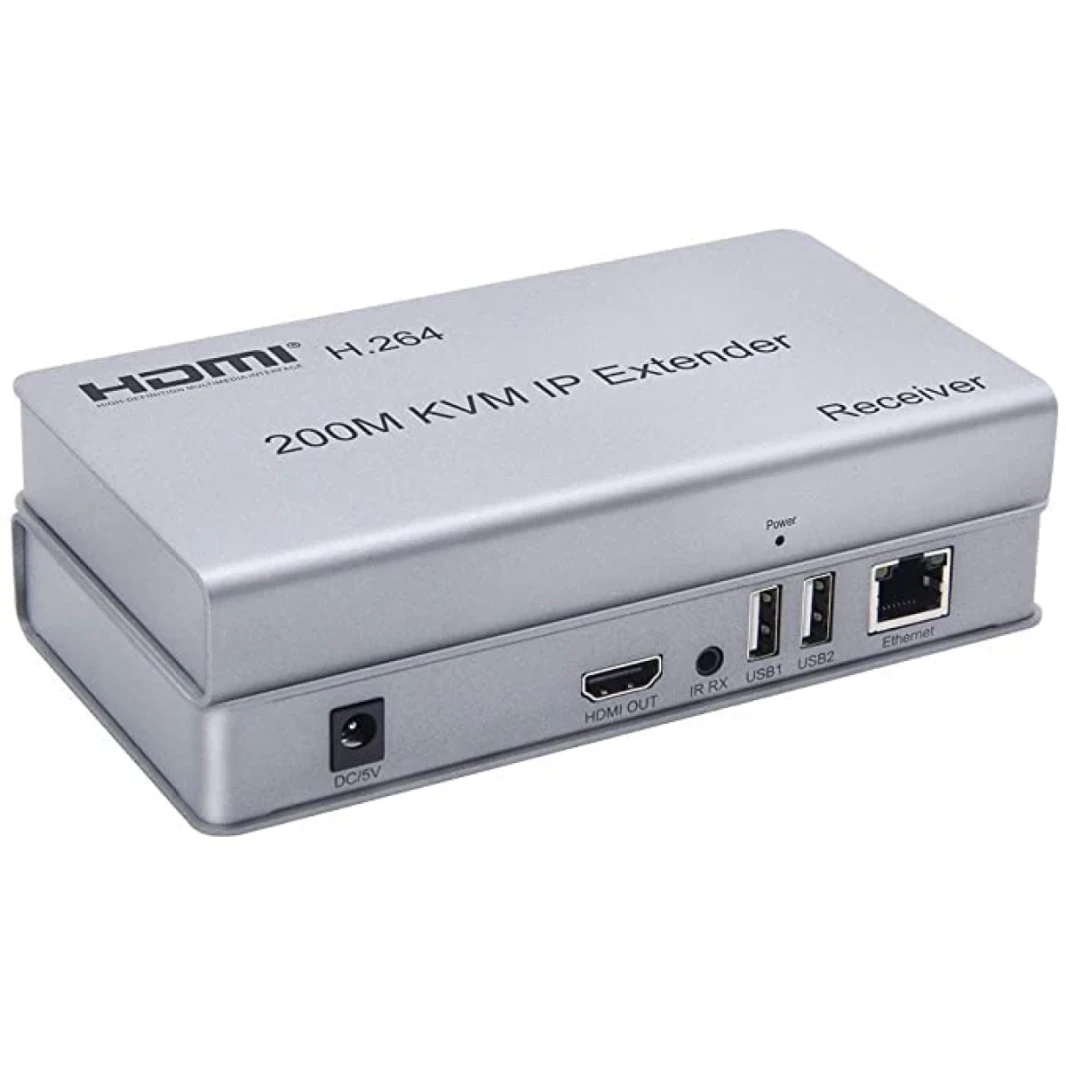 EXTENDER HDMI OVER CAT6 200M & USB WITH POWER