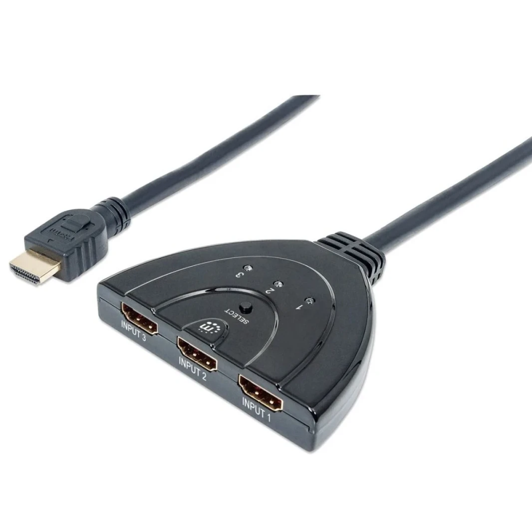كابل HDMI إلى 3 منافذ HDMI