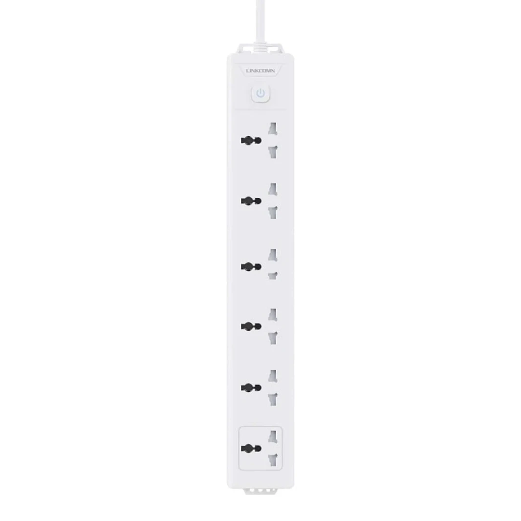 شريط طاقة LINKOMN MARSRIVA مكون من 6 منافذ، 2 منفذ USB، 2 منفذ Type C، 3M-MK