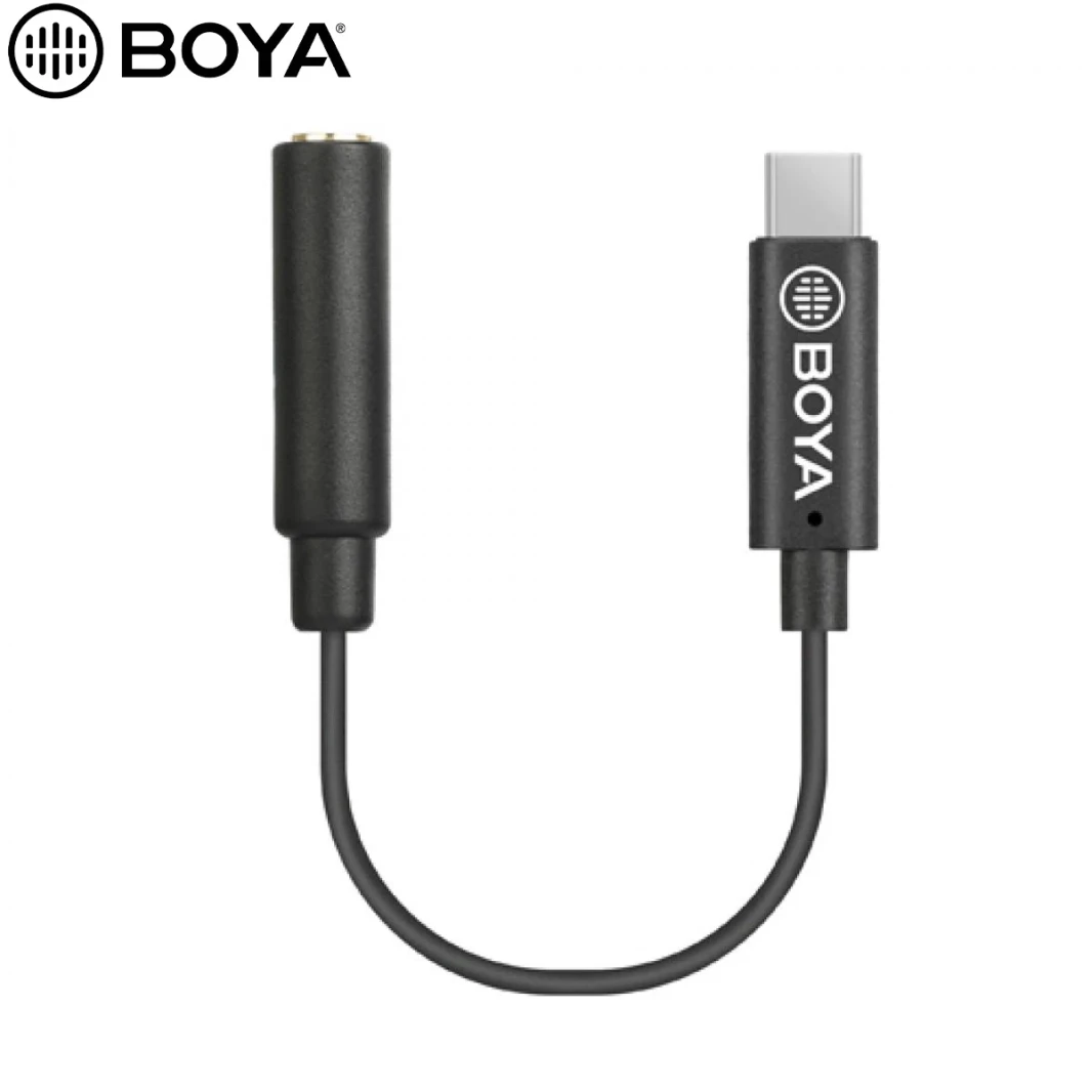 BOYA BY-K4 - 3.5mm TRS (Female) to  Type-C (Male) Audio Adapter