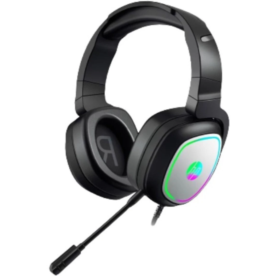 HP H360G Stereo 3.5mm Spatial Surround Effect Lightweight Gaming Headset W/ Flexible Microphone & USB Led Lighting