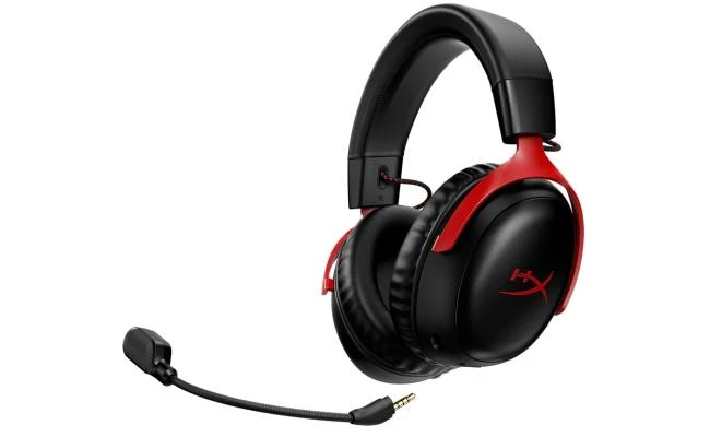 HyperX Cloud III Wireless DTS:X Spatial Virtual 3D Surround Sound Gaming Headset w/ Improved Bass & Superior Noise-cancelling Mic Quality & Onboard Controls , Multiplatform Compatibility (USB-C, USB-A
