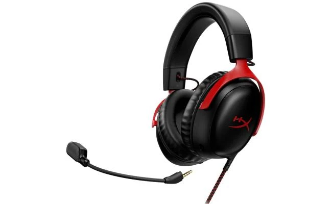 HyperX Cloud III DTS:X Spatial Virtual 3D Surround Sound Gaming Headset w/ Improved Bass & Superior Noise-cancelling Mic Quality & Onboard Controls , Multiplatform Compatibility (USB-C, USB-A, and 3.5