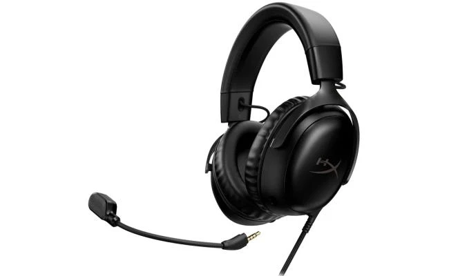 HyperX Cloud III DTS:X Spatial Virtual 3D Surround Sound Gaming Headset w/ Improved Bass & Superior Noise-cancelling Mic Quality & Onboard Controls , Multiplatform Compatibility (USB-C, USB-A, and 3.5