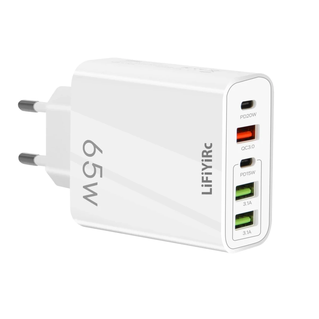CHARGER FAST 65W  WITH 3 USB + 2PD