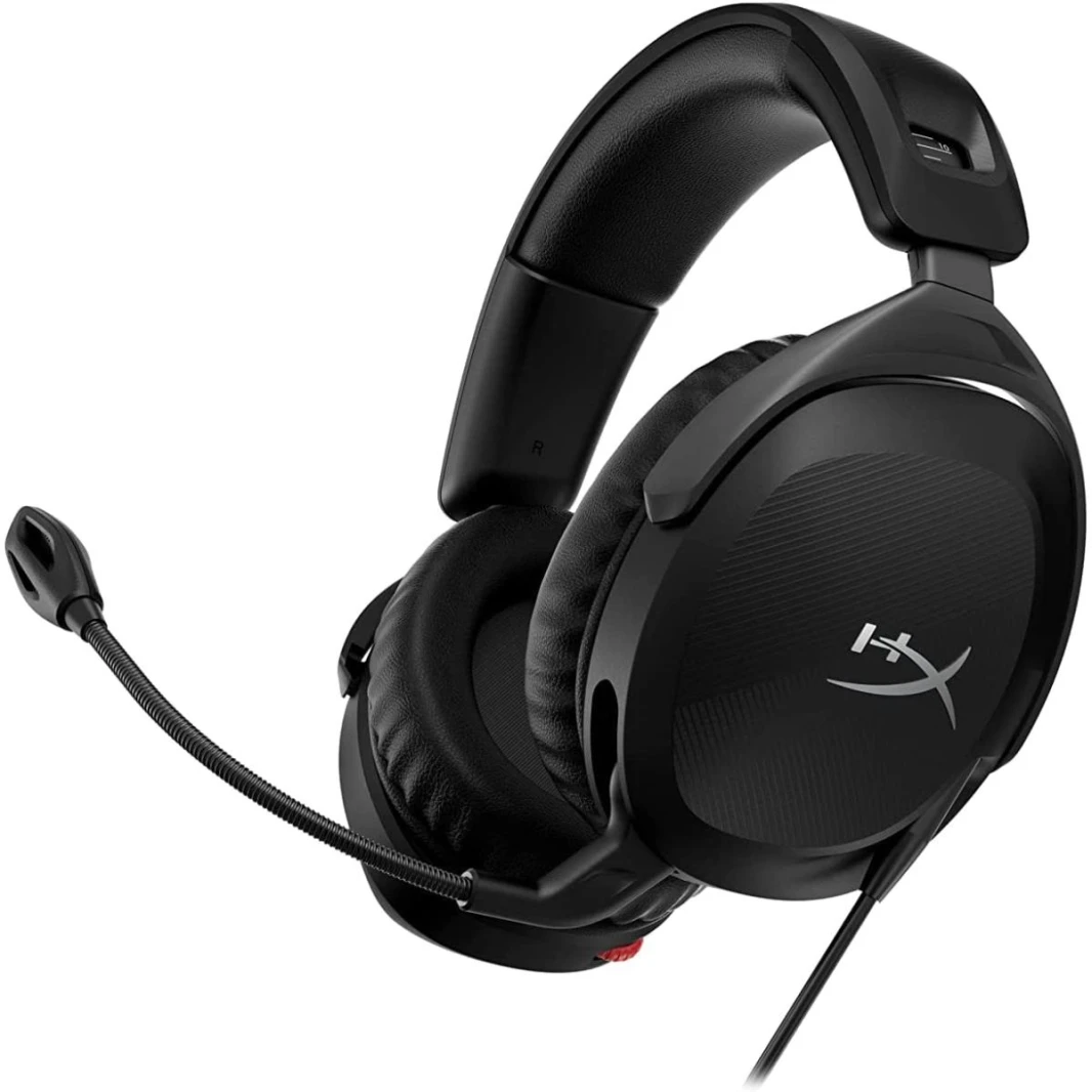 HyperX Cloud Stinger 2 Wired (3.5mm) LightWeight Gaming Headset w/ DTS:X Spatial 3D Audio, Noise Cancelling Mic & Adjustable Rotating Earcups For PC