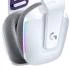 Logitech G733 Wireless Lightspeed Gaming Headset, DTS Headphone:X 2.0 surround sound 7.1,  Lightsync RGB, 278g ULTRA LIGHTWEIGHT, Up To 29 Hours Battery Life (White)