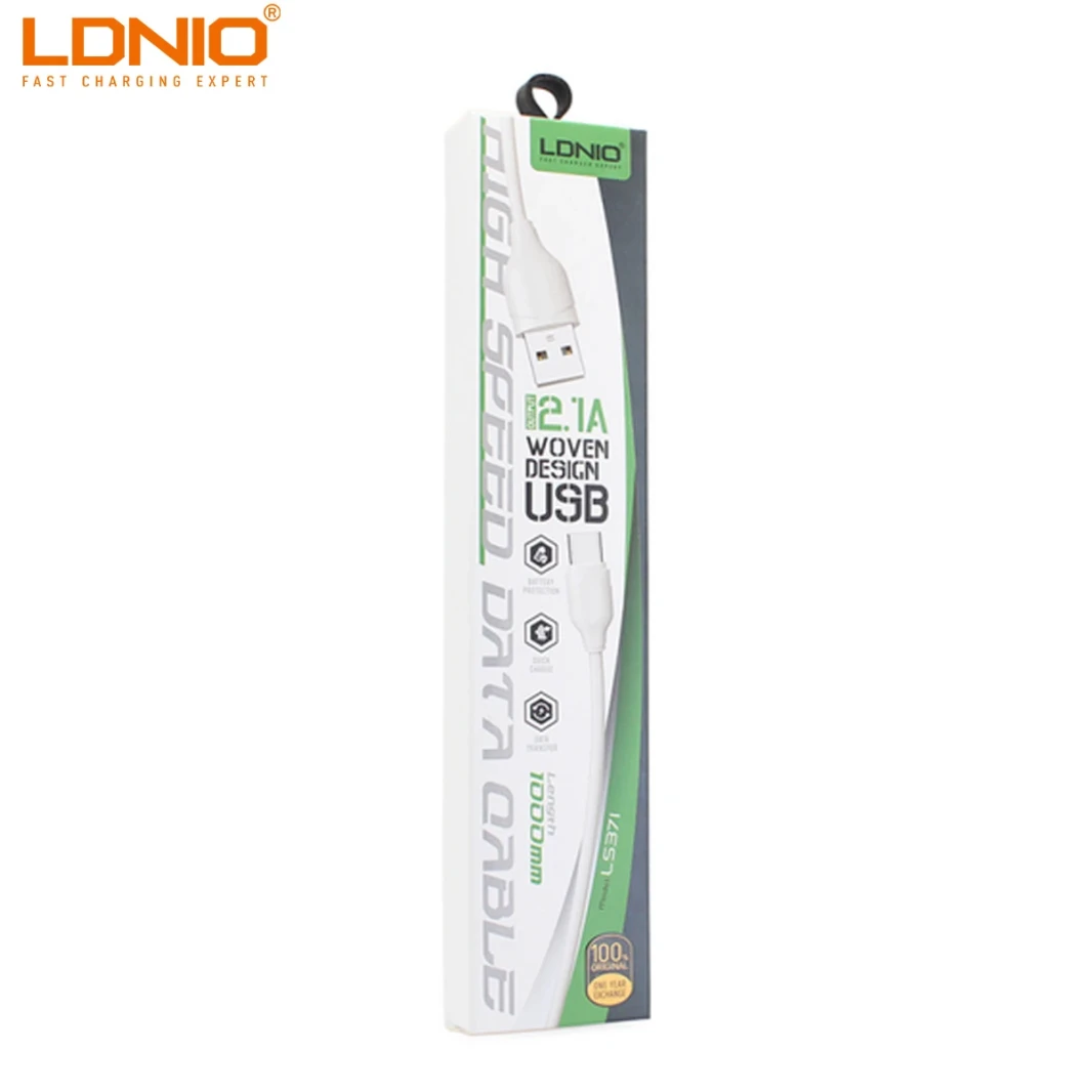 LDNIO LS-371 IPhone USB 1.0m Fast Charging cable Data Cable
