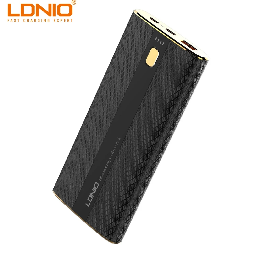 Ldnio - PQ1010 10000mAh Fast Charging 2 Input and 2Output Portable Power Bank (QC3.0 & PD Type C Port)