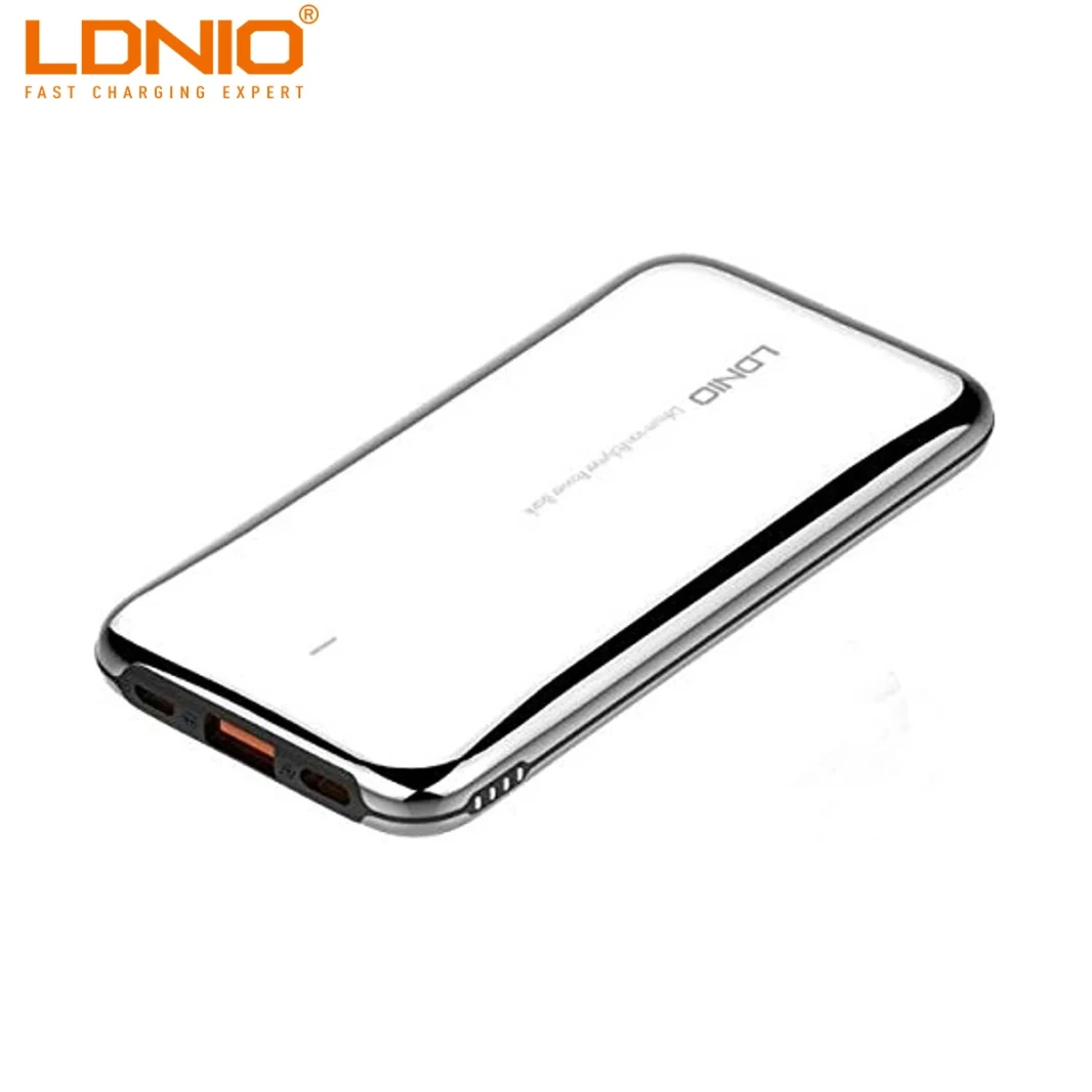 Ldnio PQ1017 15W Pd+QC3.0 Fast Charging Output Port Ultra Slim 10000mAh Power Bank
