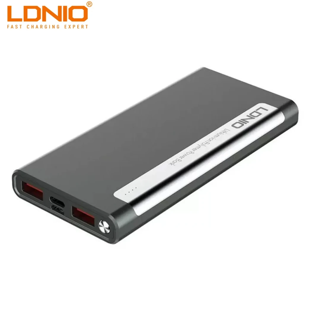 Ldnio PQ1019 ultra slim dual USB portable Power bank 10000mAh