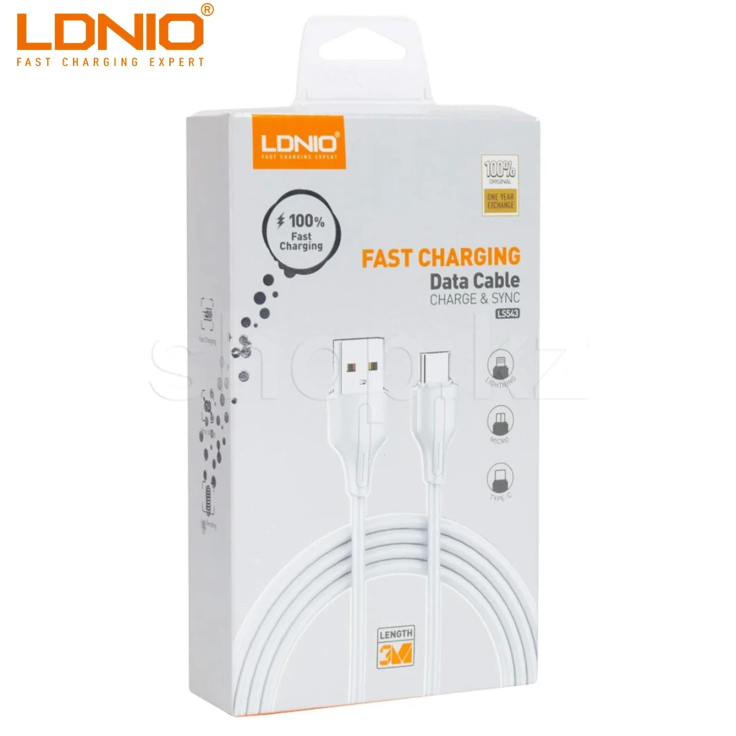 LDNIO LS543 USB DATA CABEL SAMSUNG 300CM