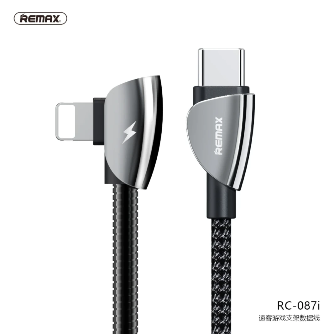 REMAX Suker Series RC-087i 2.4A Fast Charge Speed Data Cable iPhone Type C To Lightning