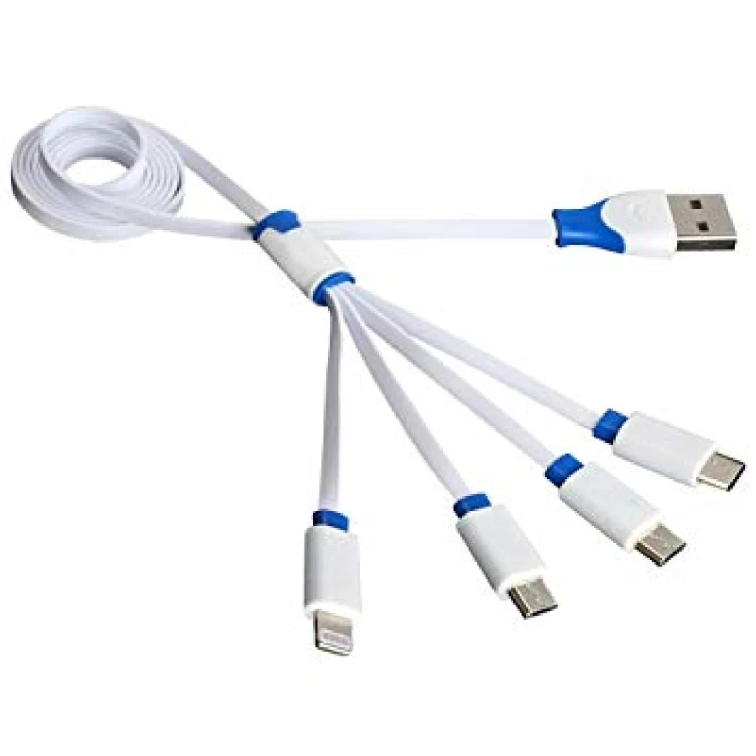 4 IN 1 Universal Cable Charge USB 2.0 to Lightning & MicroUSB & iphon 3,4 &ipad 1,2,3