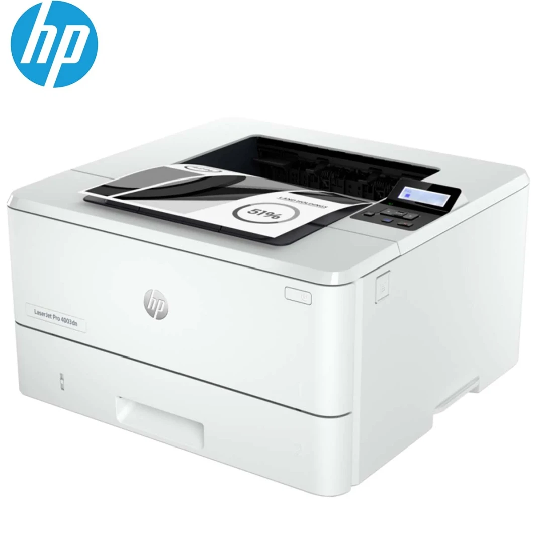 طابعة HP LaserJet Pro 4003DN ليزر أحادية اللون تصل إلى 40 صفحة في الدقيقة طابعة ليزر جيت مزدوجة وشبكية للمنزل والمكاتب الصغيرة