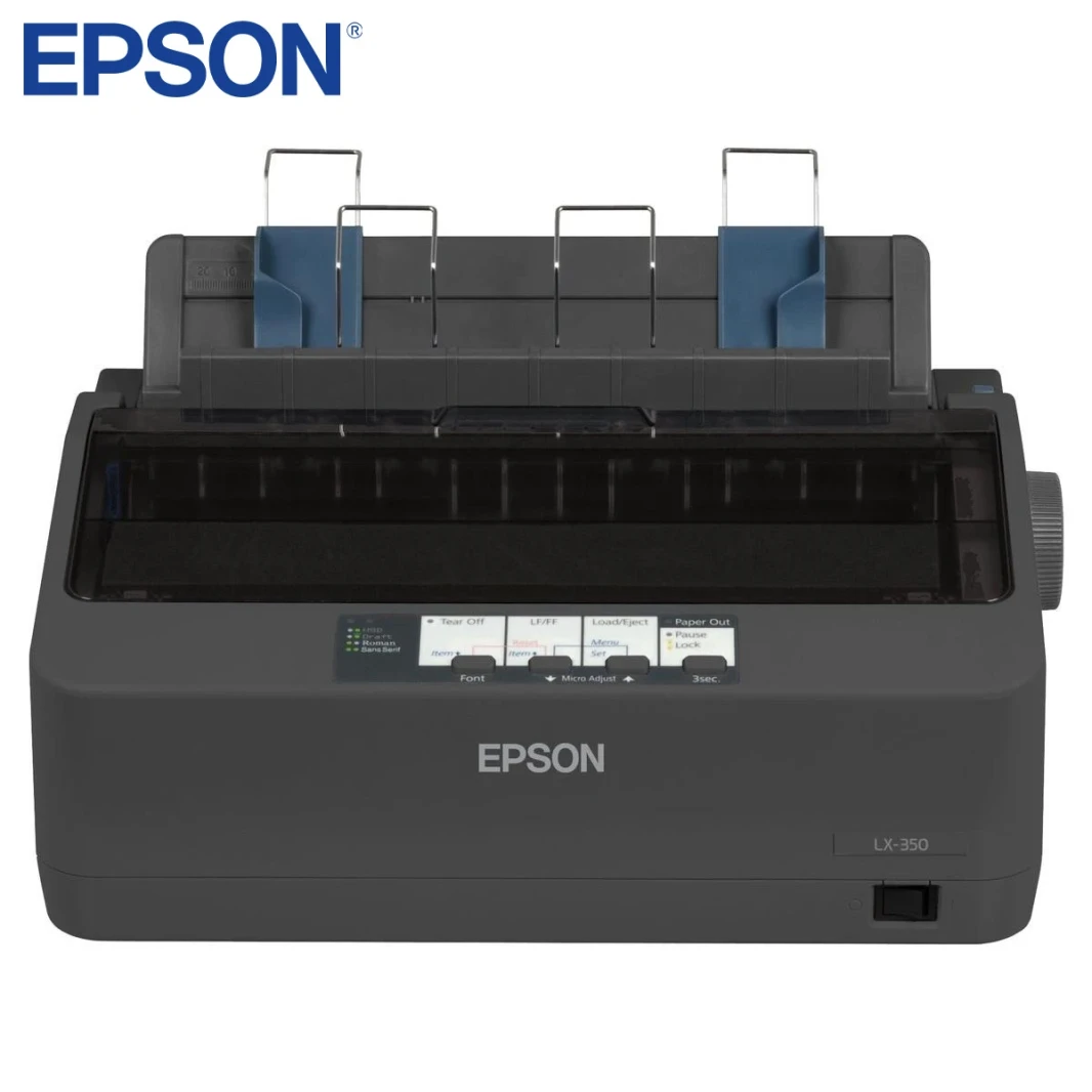 طابعة Epson LQ-350 Dot Matrix سريعة وعالية الجودة ذات 24 سنًا و80 عمودًا