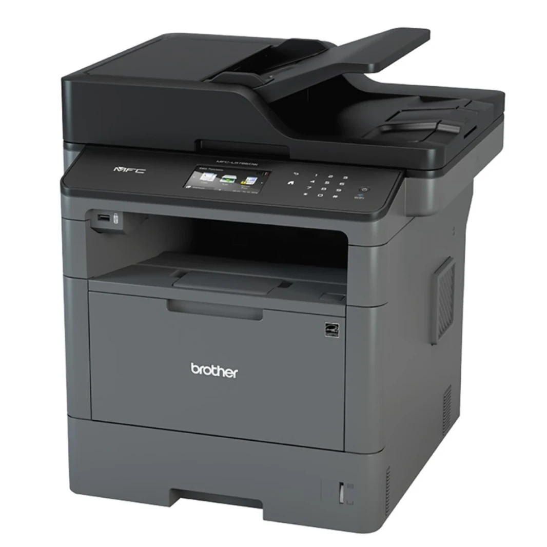 طابعة ليزر أحادية اللون MFC-L5755DW متعددة الوظائف، نسخ/طباعة/مسح ضوئي/فاكس
