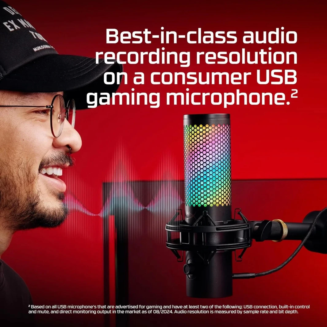 ميكروفون USB HyperX QuadCast 2 S