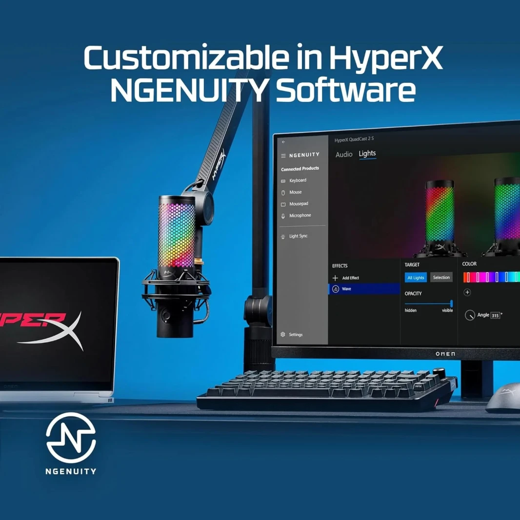ميكروفون USB HyperX QuadCast 2 S