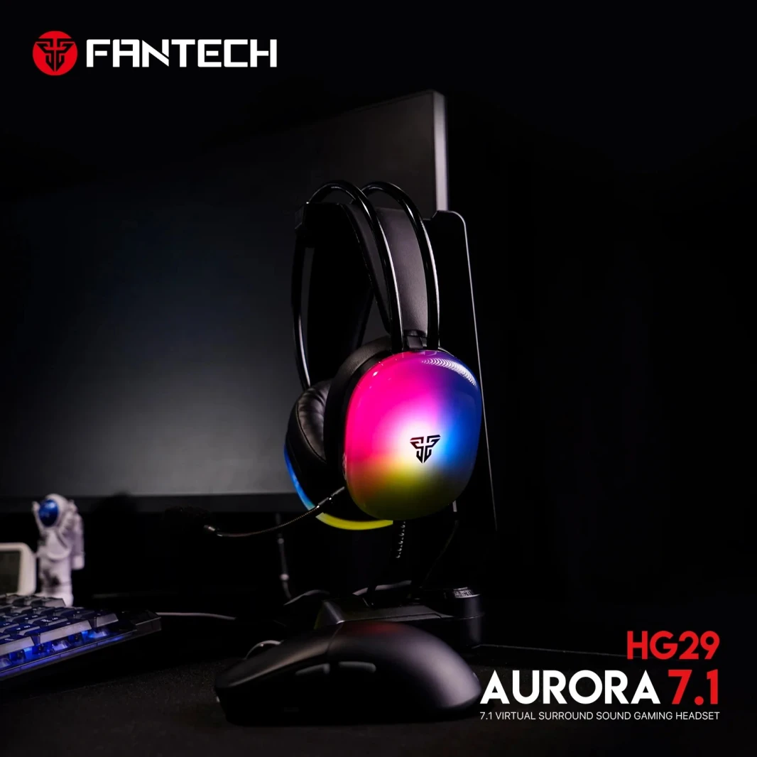 Fantech Aurora HG29 7.1 Virtual Surround Sound Gaming Headset RGB