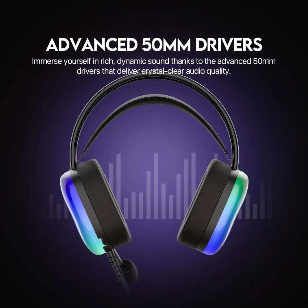 Fantech Aurora HG29 7.1 Virtual Surround Sound Gaming Headset RGB