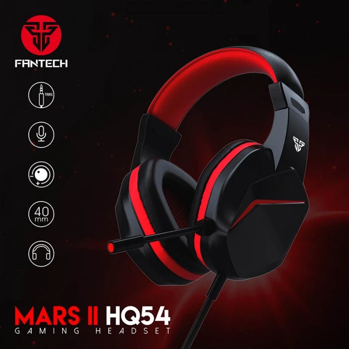 FANTECH HQ54 MARS II GAMING HEADSET HEADPHONES WITH NOISE CANCELLING MIC