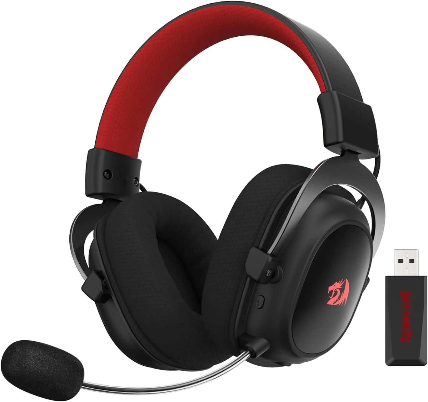 سماعة الألعاب اللاسلكية Redragon H510 PRO Zeus-PRO RGB – صوت محيطي 7.1