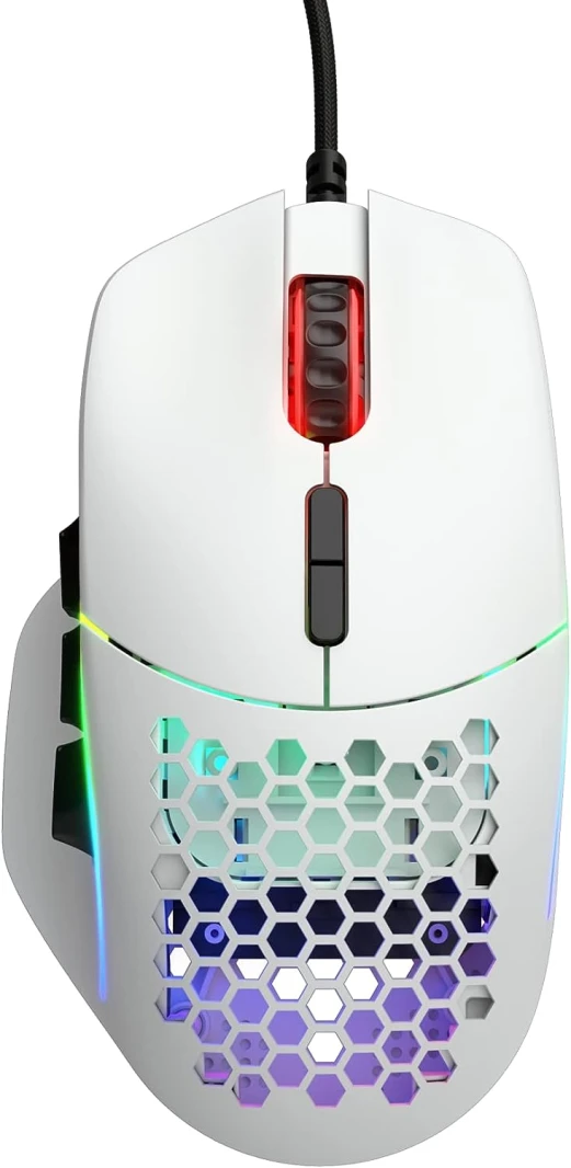 ماوس الألعاب Glorious Model I Ergonomic باللون الأبيض غير اللامع