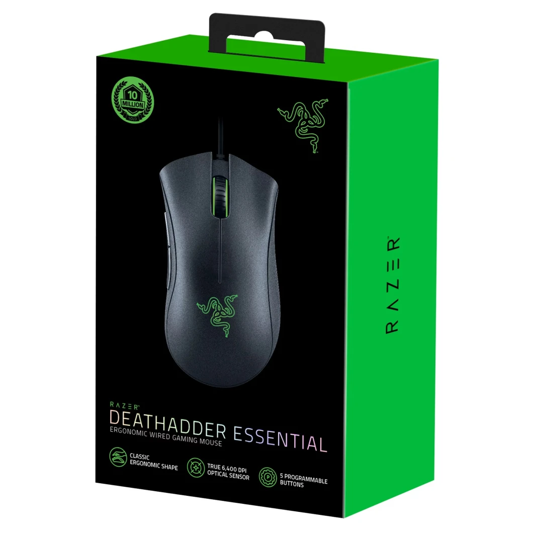 ماوس الألعاب السلكي Razer Deathadder Essential 2021 - أسود
