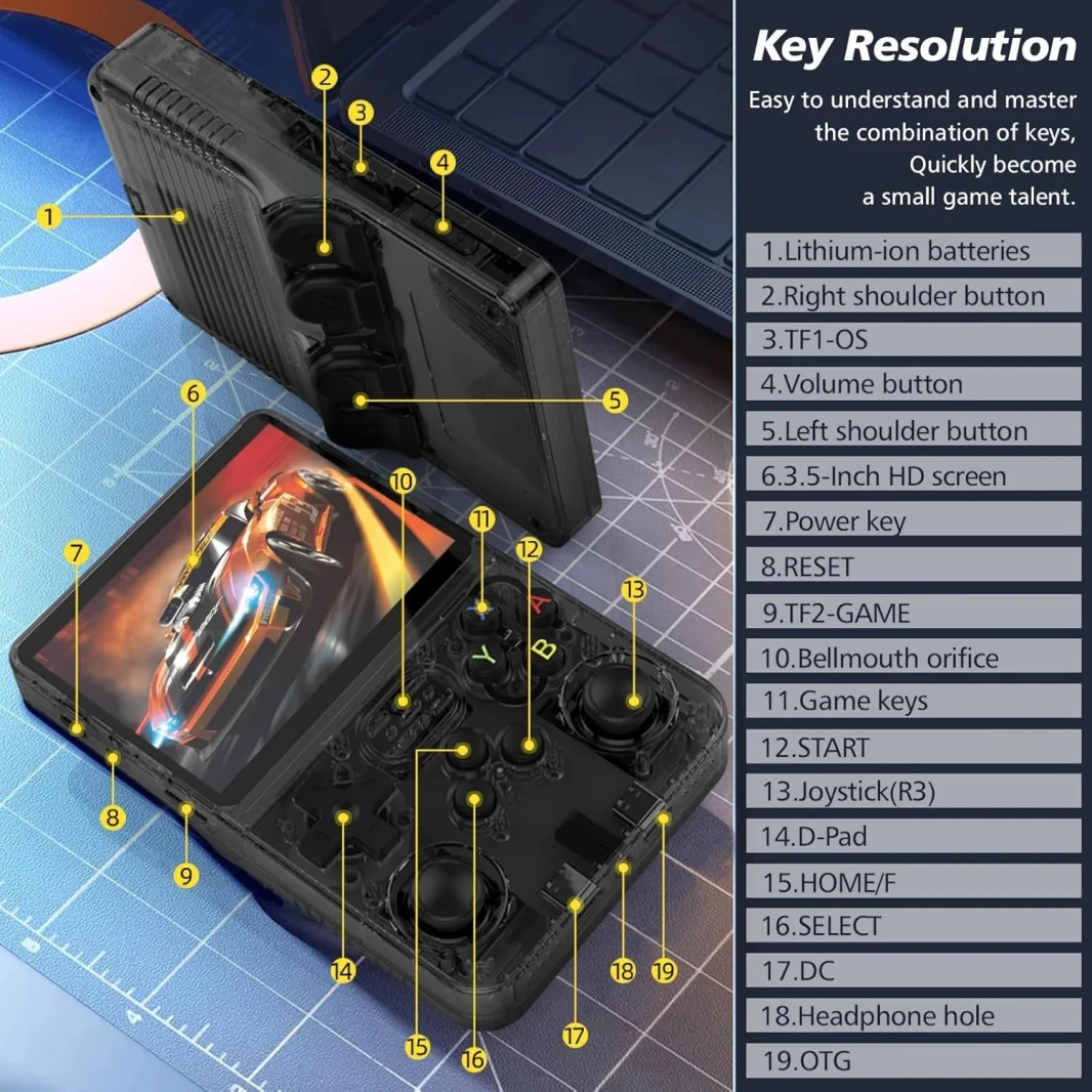 R36S Handheld Game Console