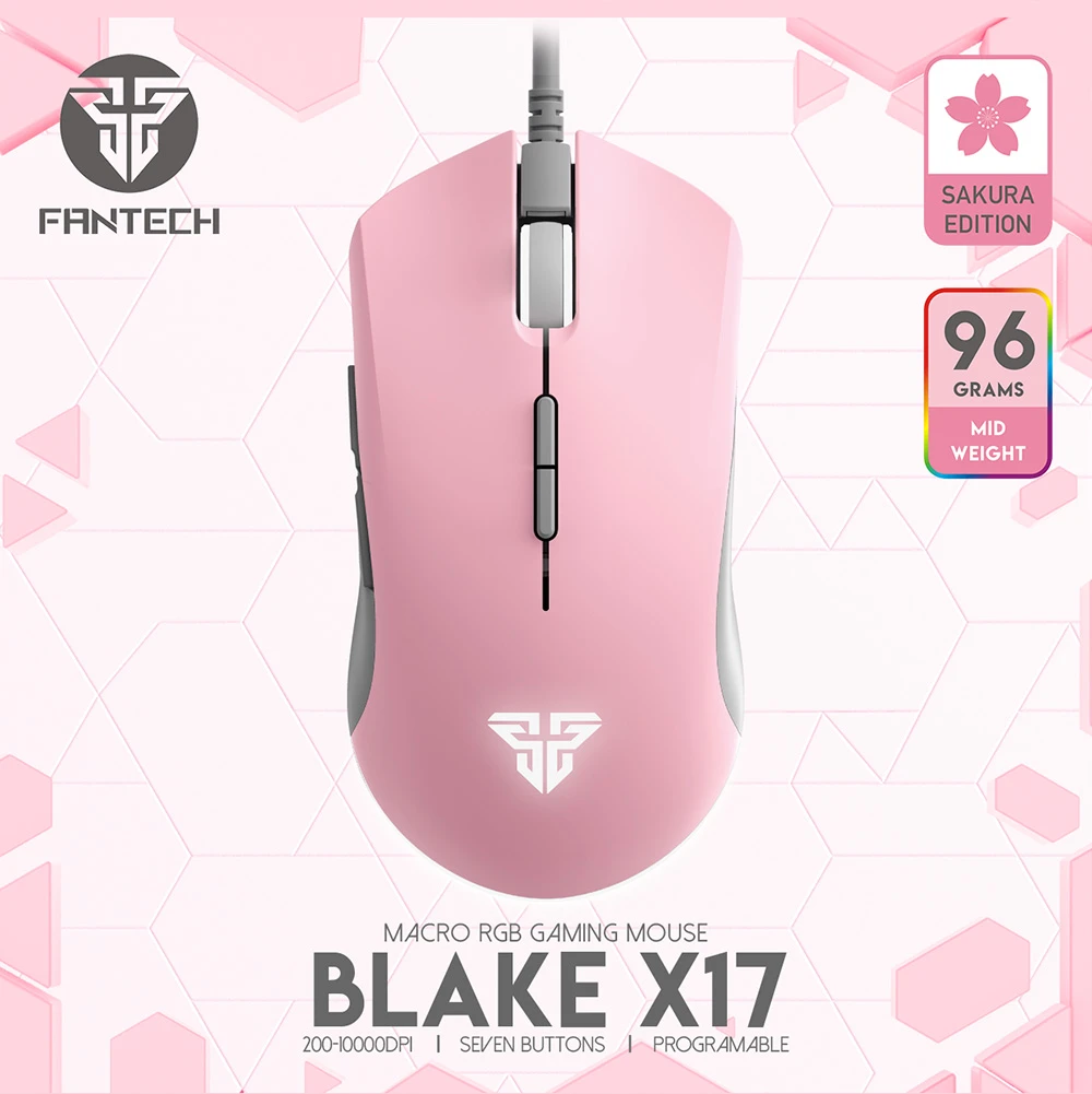 ماوس الألعاب FANTECH X17 BLAKE – إصدار SAKURA