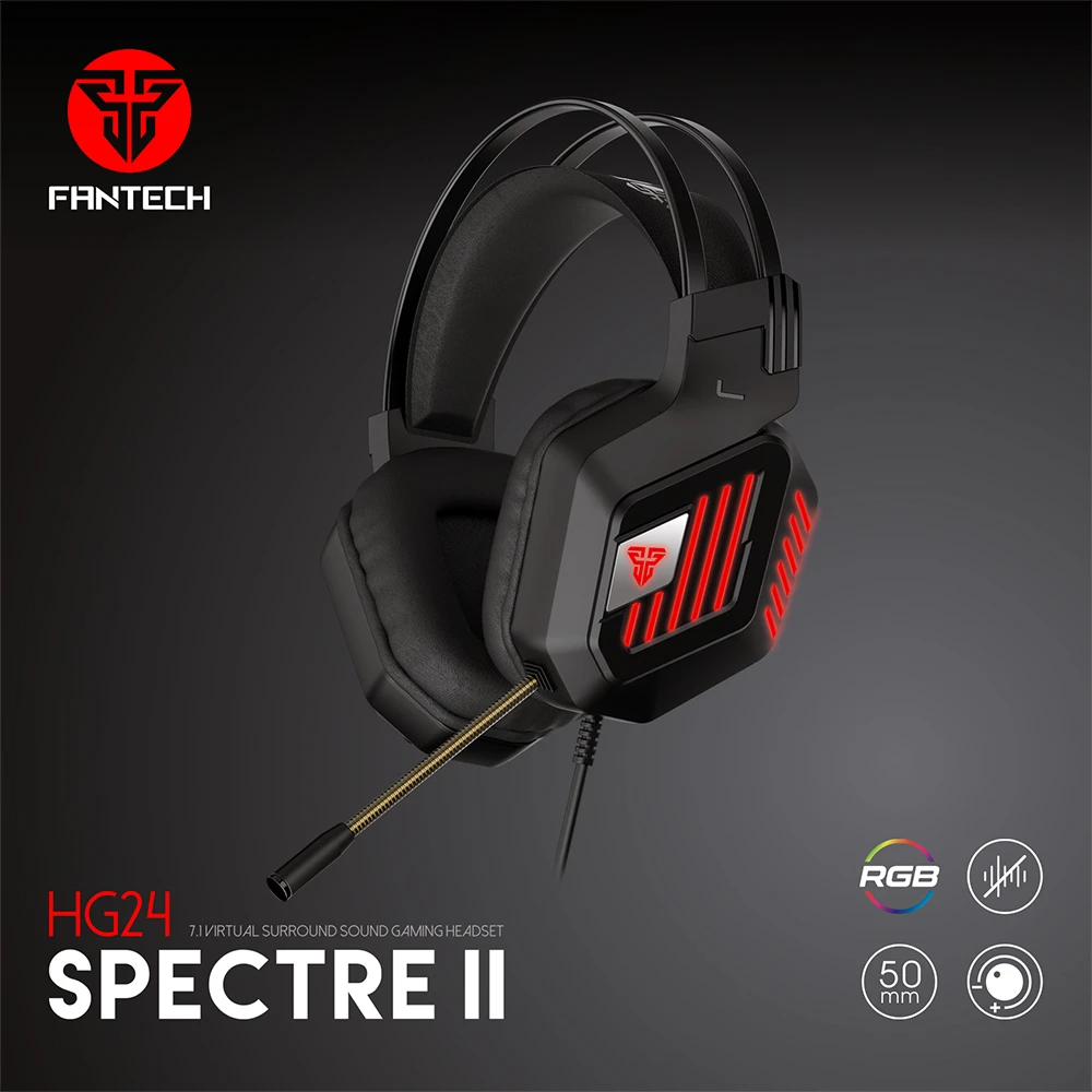 سماعة الألعاب FANTECH SPECTRE II HG24 7.1 VIRTUAL SURROUND SOUND Sound