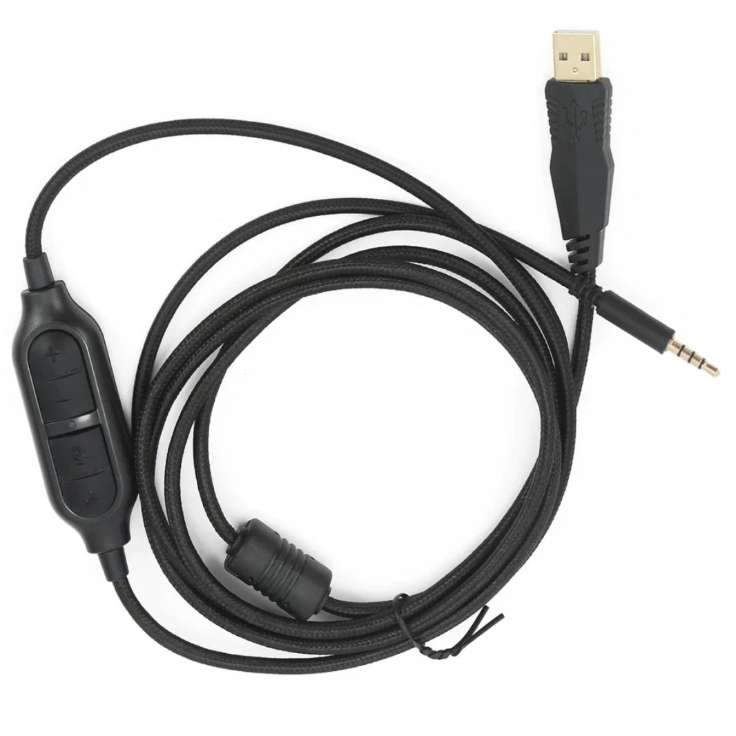 كابل USB Redragon H510 Zeus من مقبس AUX الصوتي 3.5 مم إلى USB 2.0