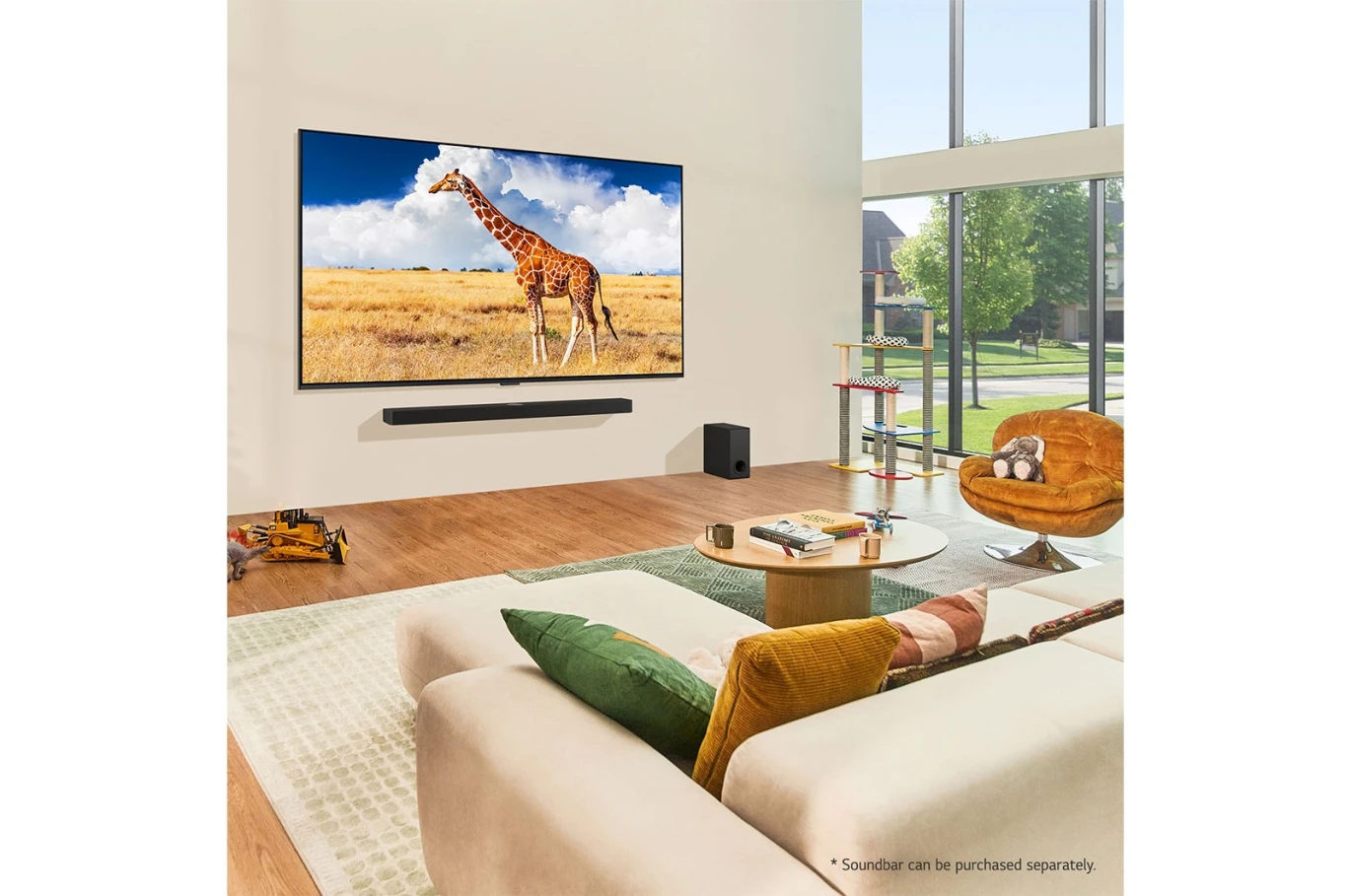 تلفزيون LG QNED QNED86T 4K الذكي مقاس 75 بوصة، AI Magic Remote HDR10 webOS24 - 75QNED86T6A (2024)
