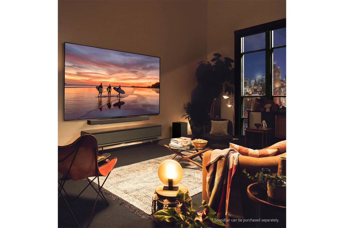 تلفزيون ذكي LG OLED evo C4 4K مقاس 77 بوصة مزود بتقنية الذكاء الاصطناعي وجهاز التحكم عن بعد السحري Dolby Vision webOS24 - OLED77C46LA (2024)