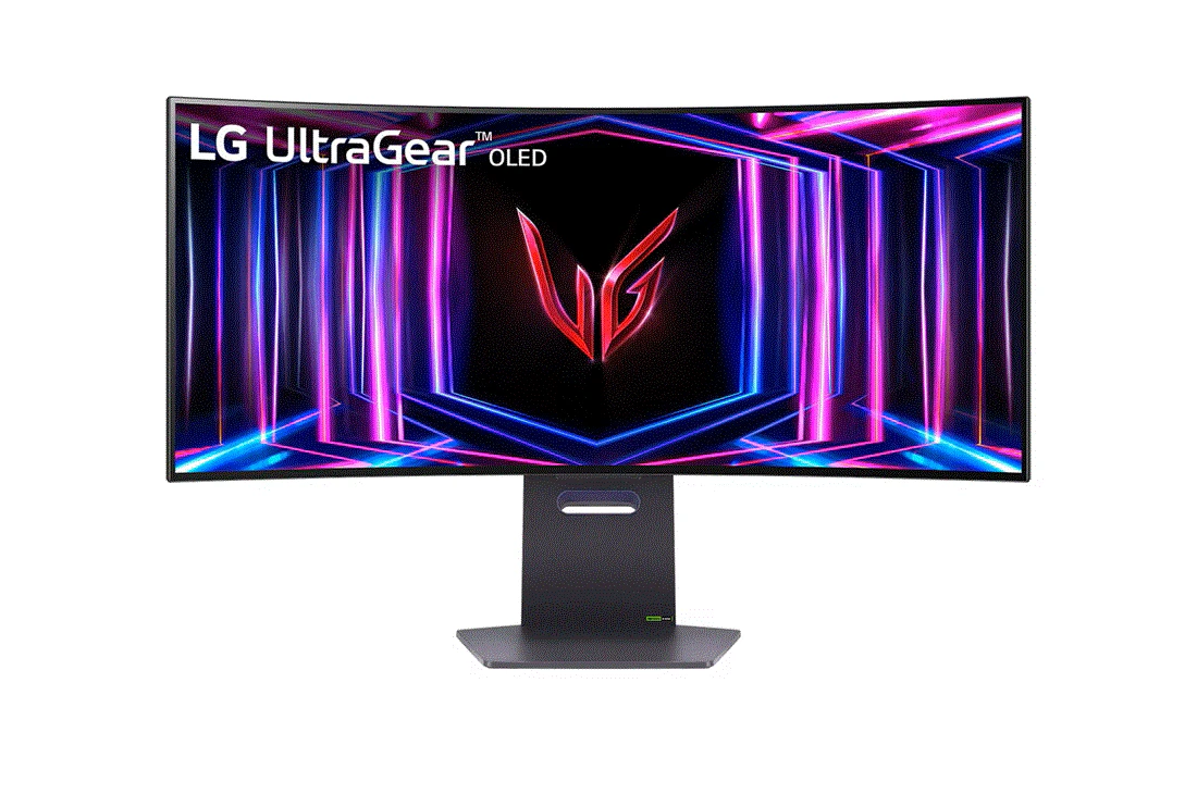 شاشة الألعاب المنحنية LG UltraGear OLED مقاس 34 بوصة 2024 بدقة WQHD ومعدل تحديث 240 هرتز