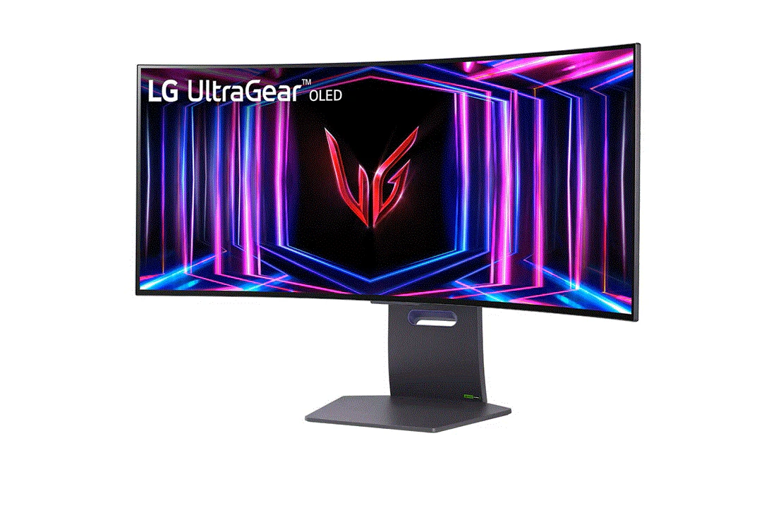 شاشة الألعاب المنحنية LG UltraGear OLED مقاس 34 بوصة 2024 بدقة WQHD ومعدل تحديث 240 هرتز