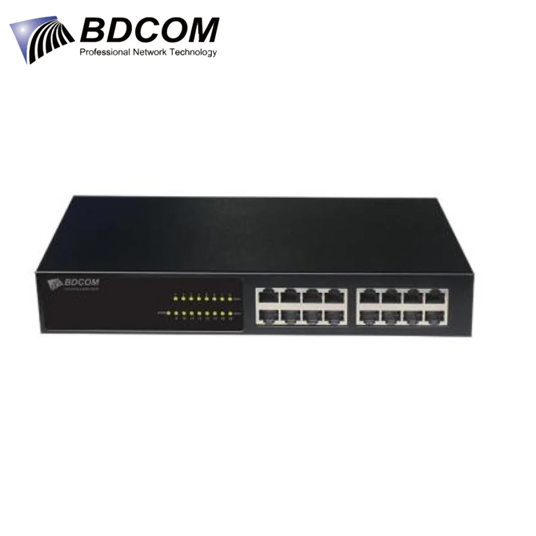 مفتاح رف Gigabit BDCOM ذو 16 منفذ S1516v1