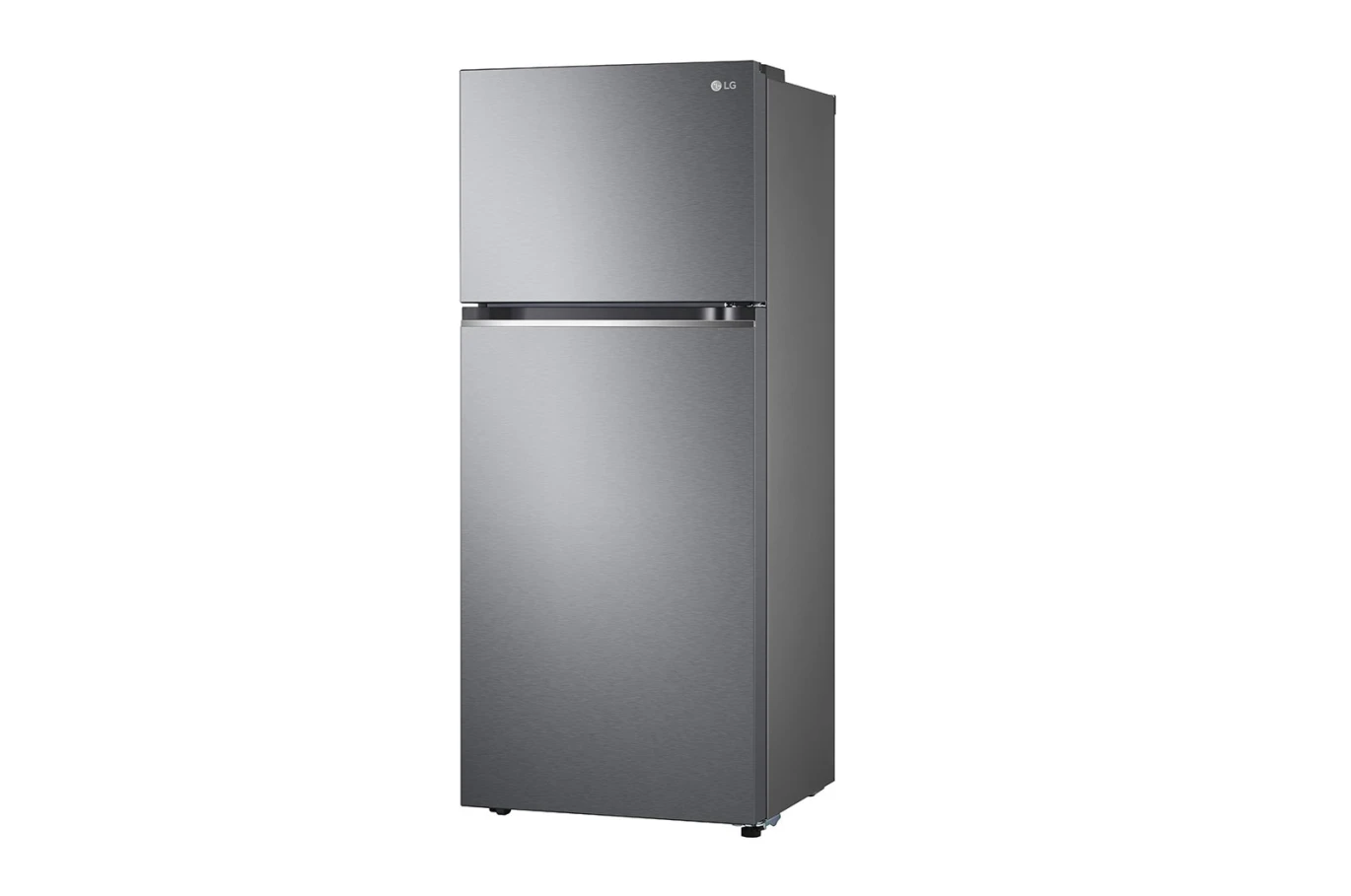 ثلاجة بفريزر علوي بسعة إجمالية 493 لتر، ضاغط عاكس، تقنية Door Cooling+™، لون فضي