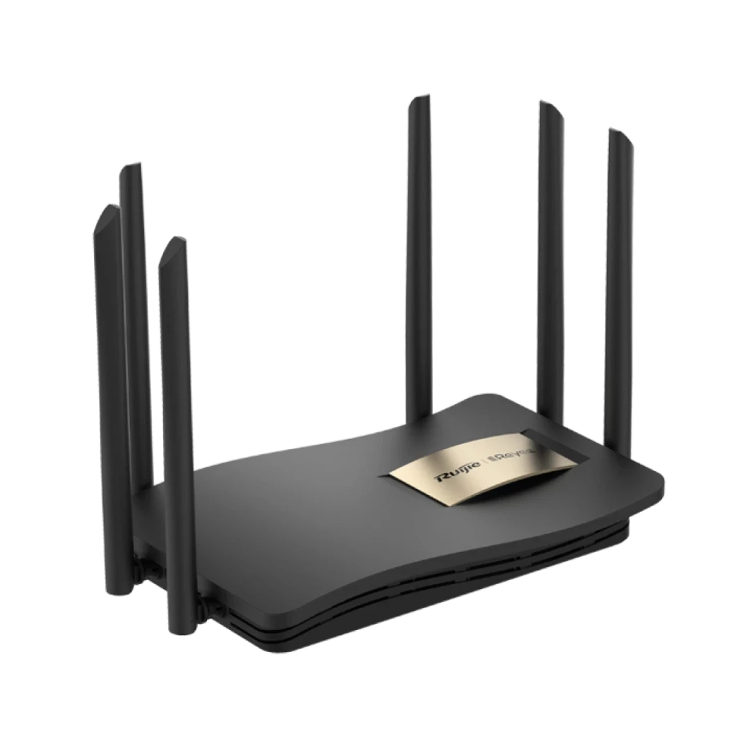 جهاز توجيه RUIJI RG-EW1200G PRO 1300M ثنائي النطاق جيجابت WRLS 6ANT. 6 ديسيبل متوحد الخواص (RG-EW1200G برو)