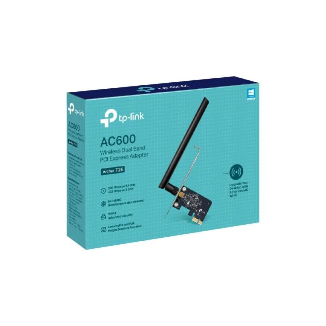 محول PCI Express ثنائي النطاق AC600 اللاسلكي Archer T2E