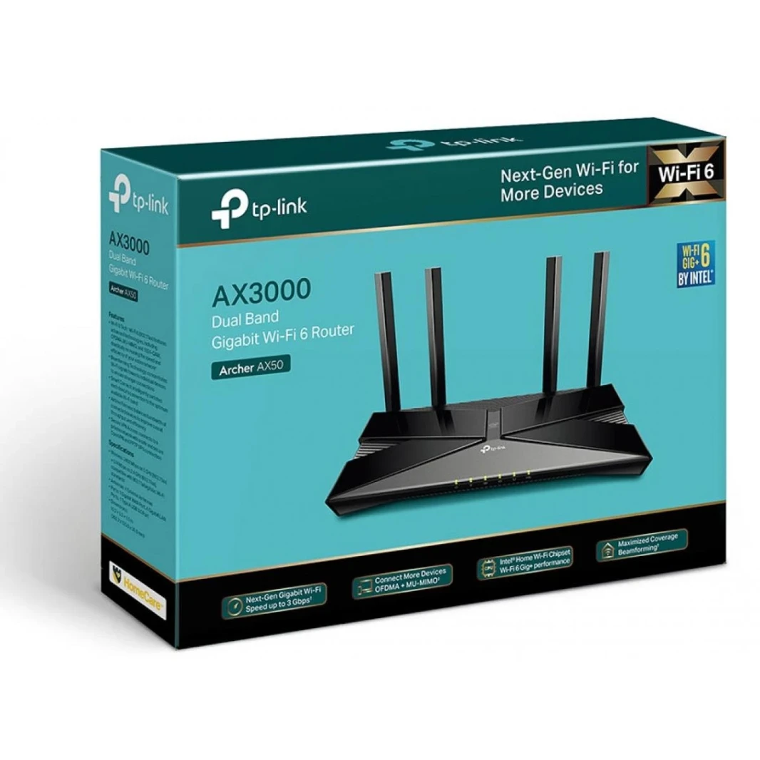 AX3000 Dual Band Gigabit Wi-Fi 6 Router Archer AX53